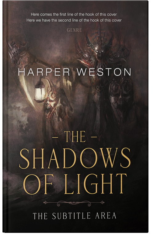 Front view of Premade Fantasy Book Cover - Cocoa Brown