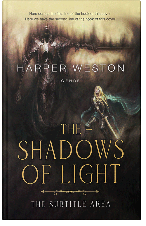 Front view of Premade Fantasy Book Cover - Straw