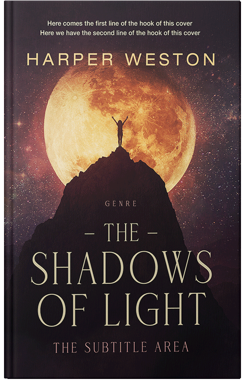 Front view of Premade Self-Improvement & Self-Help Book Cover - Whiskey