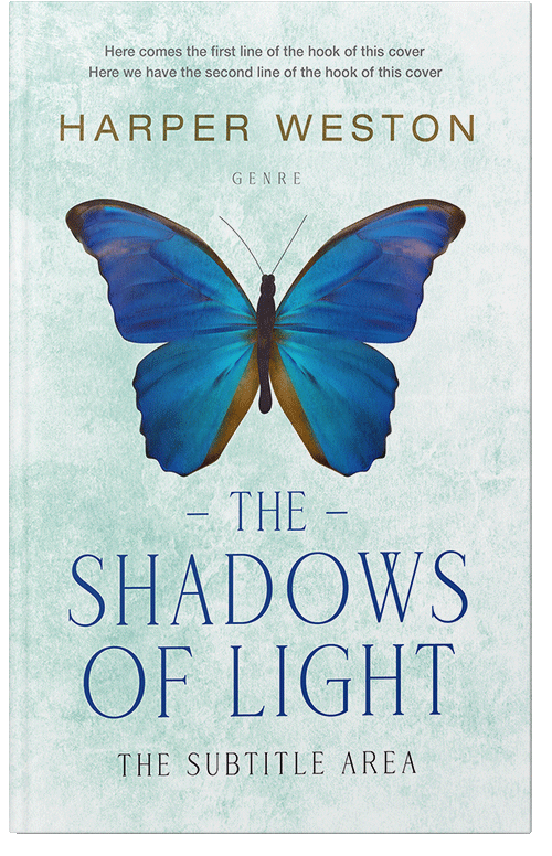 Front view of Premade Self-Improvement & Self-Help Book Cover - Swans Down