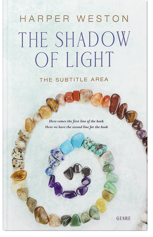 Front view of Premade Religion & Spirituality Book Cover - Gin