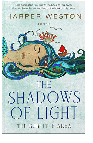 Pre Made Book Cover Harp