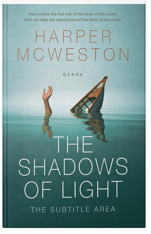 Front view of Premade Action & Adventure Book Cover - Gumbo