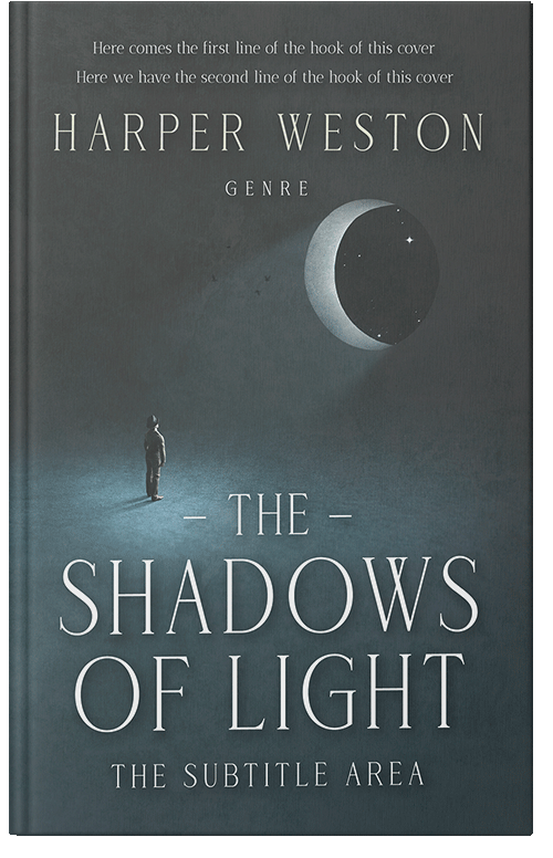 Front view of Premade Fantasy Book Cover - Limed Spruce