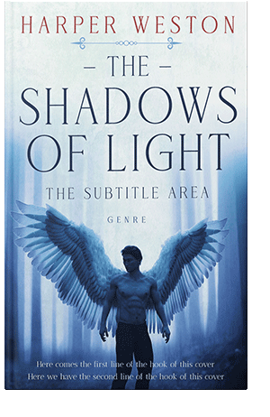 Pre Made Book Cover Jagged Ice