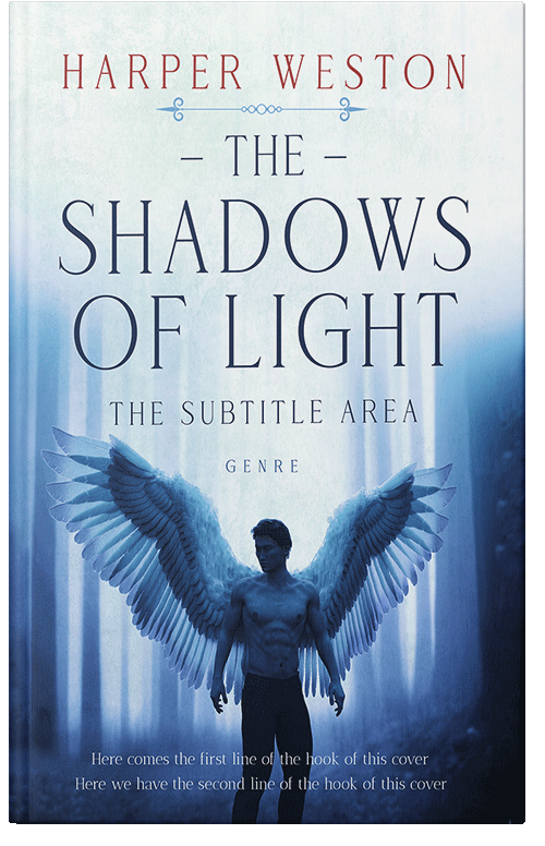 Front view of Premade Fantasy Book Cover - Jagged Ice