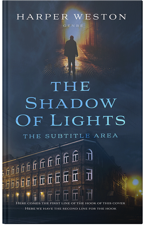 Front view of Premade Mystery & Thriller & Suspense Book Cover - Ebony Clay