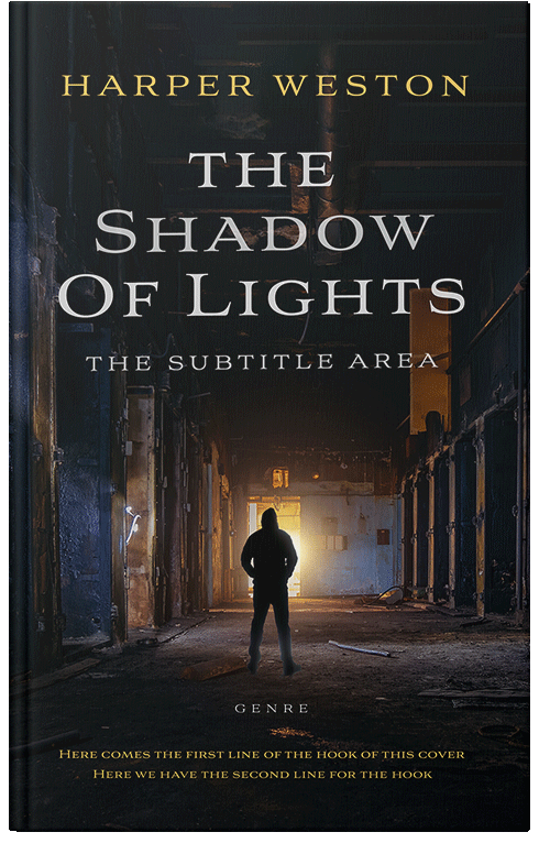 Front view of Premade Mystery & Thriller & Suspense Book Cover - Woodsmoke