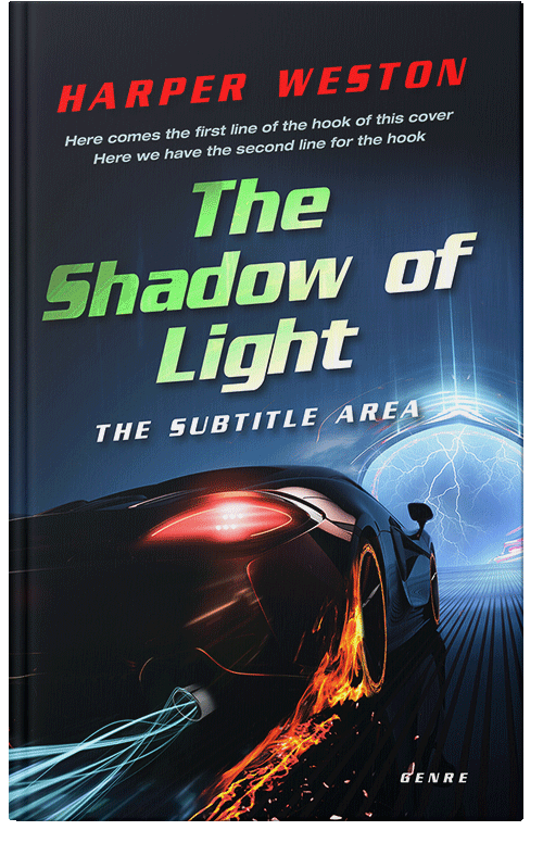 Front view of Premade Science Fiction Book Cover - Rodeo Dust