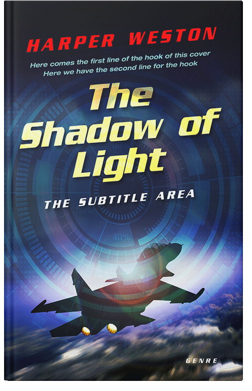 Front view of Premade Action & Adventure Book Cover - Cloud Burst