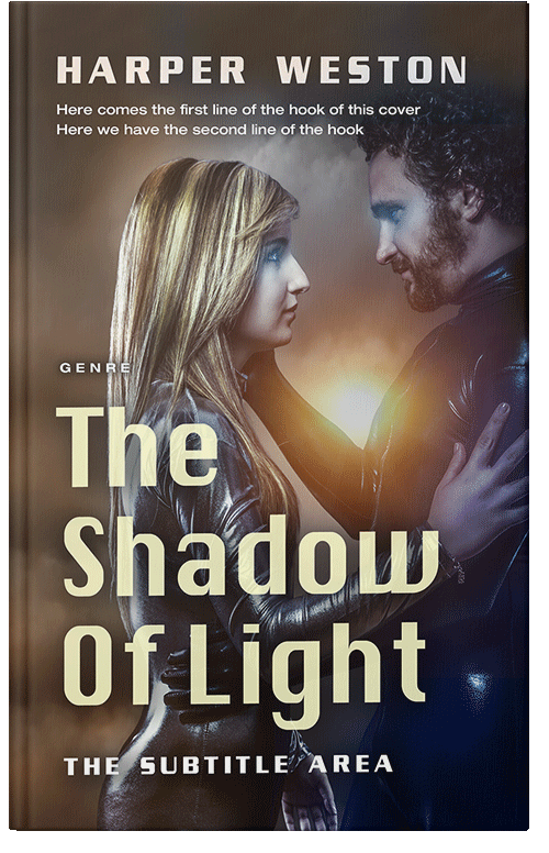 Front view of Premade Science Fiction Book Cover - Woody Brown