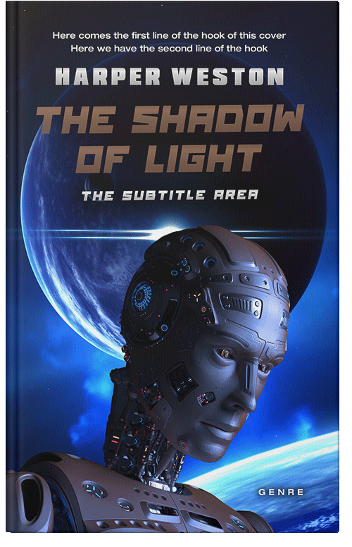 Front view of Premade Science Fiction Book Cover - Cinder