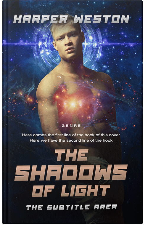 Front view of Premade Science Fiction Book Cover - Indian Khaki