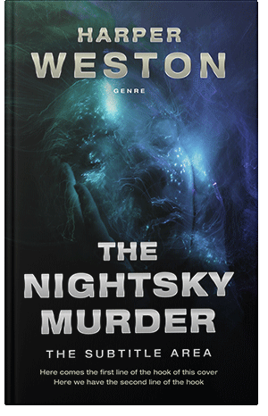 Premade Book Cover Ebony