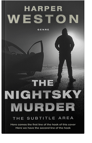 Pre Made Book Cover Gray Nickel