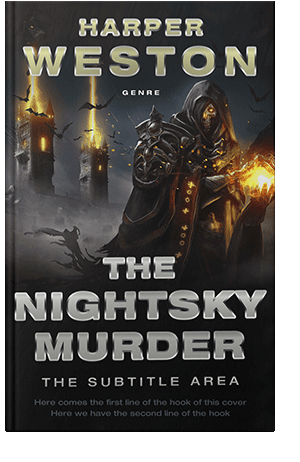 Pre Made Book Cover Heathered Gray