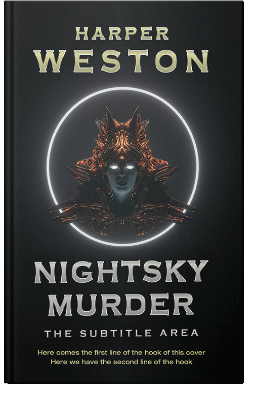 Front view of Premade Fantasy Book Cover - Woodsmoke