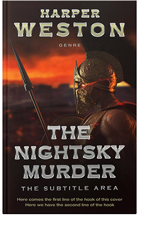 Pre Made Book Cover Antique Brass