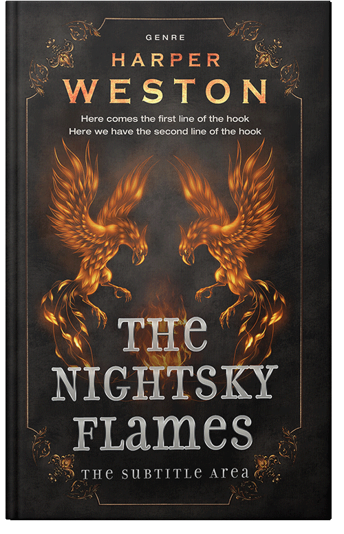 Front view of Premade Fantasy Book Cover - Zeus