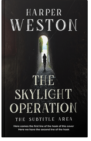 Premade Book Cover Cod Gray