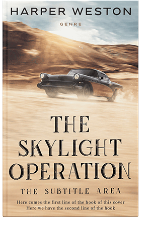 Pre Made Book Cover Double Spanish White