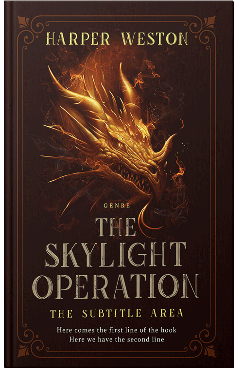 Front view of Premade Fantasy Book Cover - Wood Bark