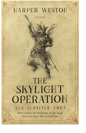 Pre Made Book Cover Brandy