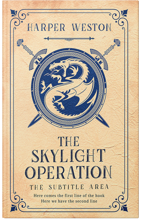 Front view of Premade Fantasy Book Cover - Givry