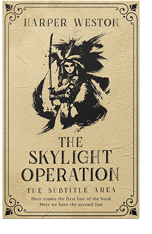 Pre Made Book Cover Zombie