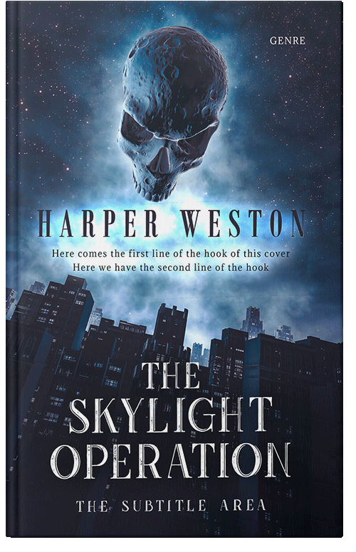 Front view of Premade Horror Book Cover - Mirage