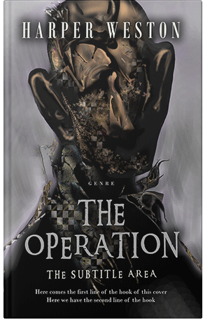 Premade Book Cover Cod Gray