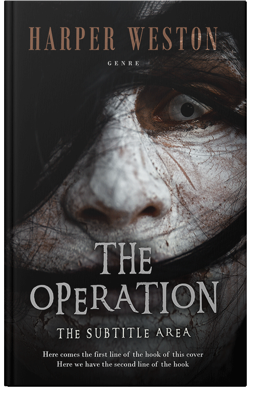 Front view of Premade Horror Book Cover - Nobel