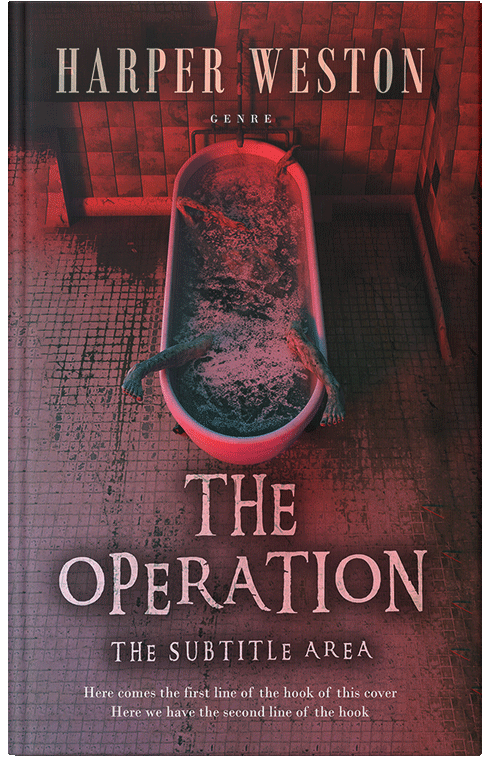 Front view of Premade Horror Book Cover - Buccaneer