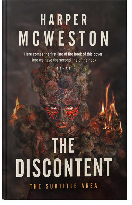 Front view of Premade Fantasy Book Cover - Oil