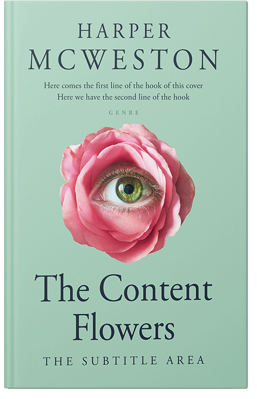 Front view of Premade Romance Book Cover - Surf