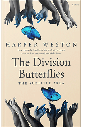 Pre Made Book Cover Pickled Bluewood