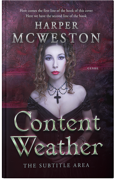 Front view of Premade Fantasy Book Cover - Jon