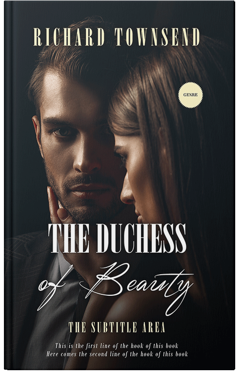 Front view of Premade Romance Book Cover - Woodsmoke