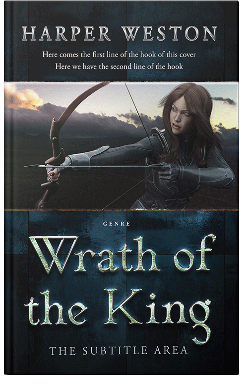 Front view of Premade Fantasy Book Cover - Bunker