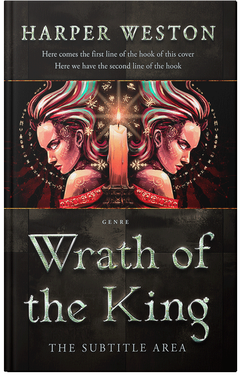 Front view of Premade Fantasy Book Cover - My Pink