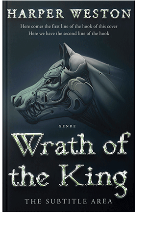 Pre Made Book Cover Ebony