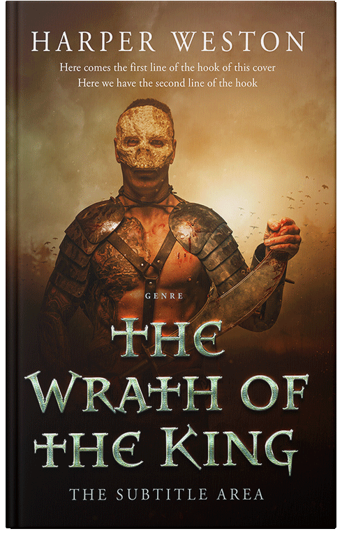 Front view of Premade Historical Book Cover - Graphite