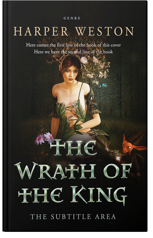 Front view of Premade Fantasy Book Cover - Marshland