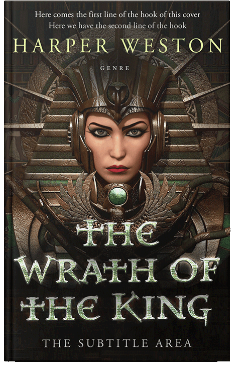 Front view of Eternity #23866 - Premade Historical Book Cover