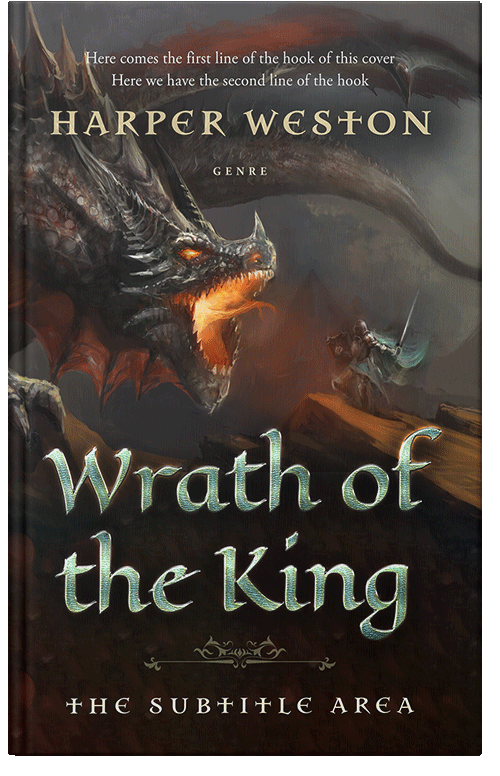 Front view of Premade Fantasy Book Cover - Cocoa Brown