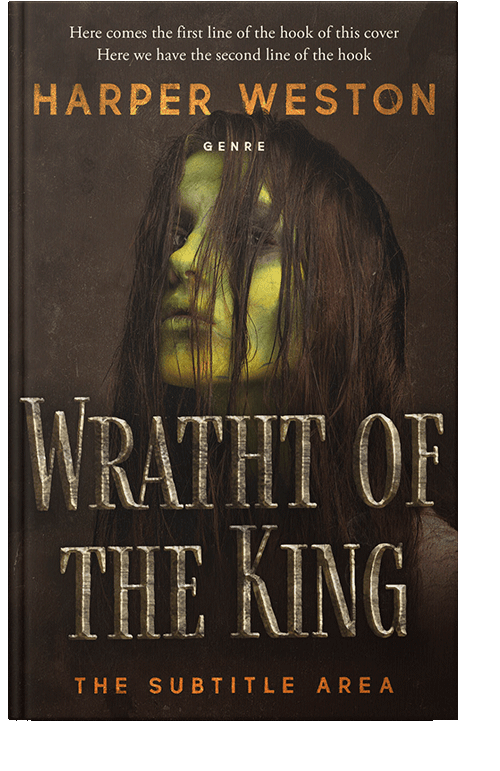 Front view of Eclipse #23883 - Premade Horror Book Cover | BookCoverZone