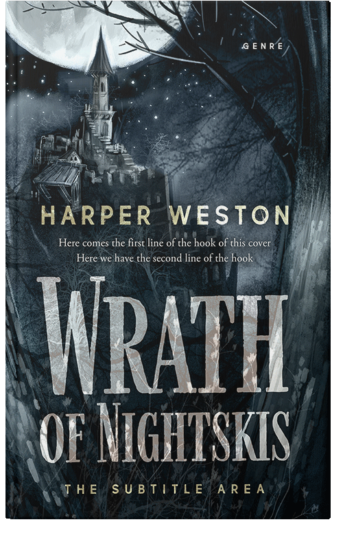 Front view of Premade Fantasy Book Cover - Mirage