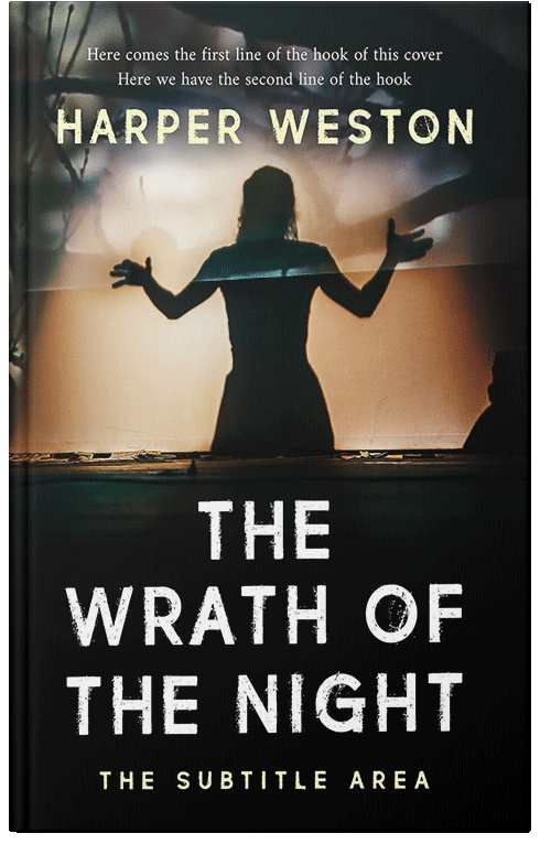 Front view of Premade Mystery & Thriller & Suspense Book Cover - Log Cabin