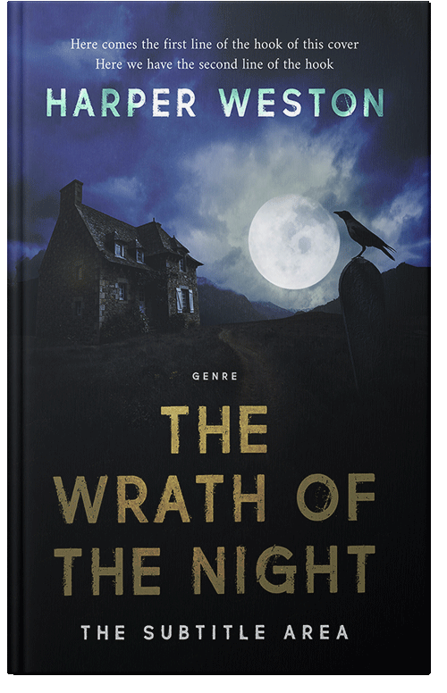 Front view of Premade Fantasy Book Cover - Vulcan