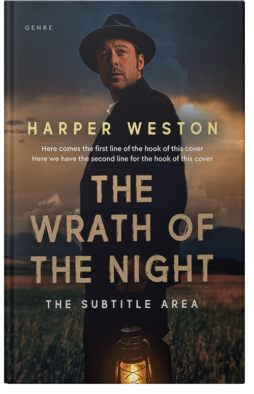 Front view of Premade Mystery & Thriller & Suspense Book Cover - Shark